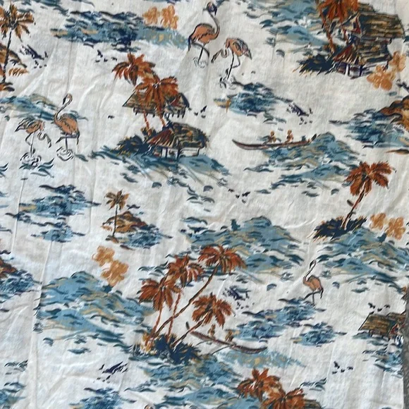 Free People Beach Party Flamingo Midi Linen Blend Dress - Picture 8 of 16